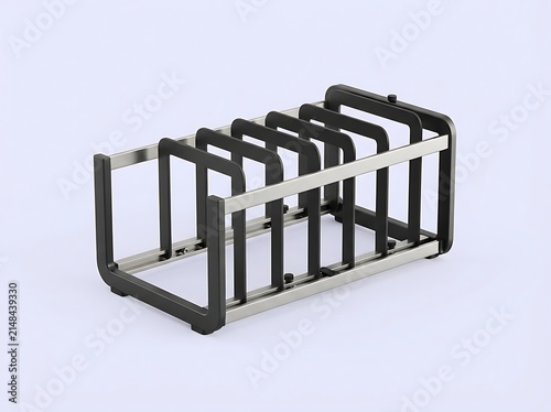 Adjustable Metal and Plastic Kitchen Organizer Rack for Modern Storage