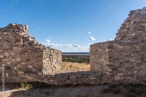 Fotografie The Salinas Pueblo Missions National Monument preserves three Spanish missions in New Mexico, near Mountainair