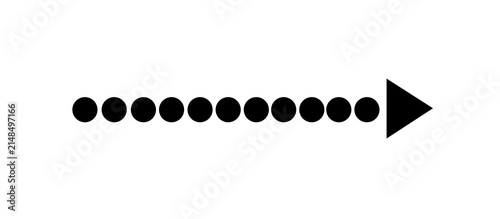 Obraz na płótnie Black right arrow icon indicating direction navigation