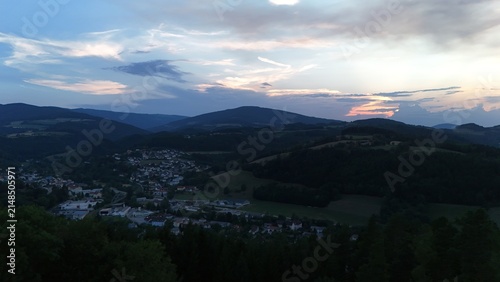 Abendruhe über dem Alpenvorland