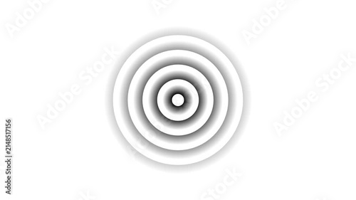Abstract neon circle radio waves looping background. Abstract neon radio waves signal.Radio wave signal, radar concept.Radio waves seamless animation background video with alpha chanel.4k video