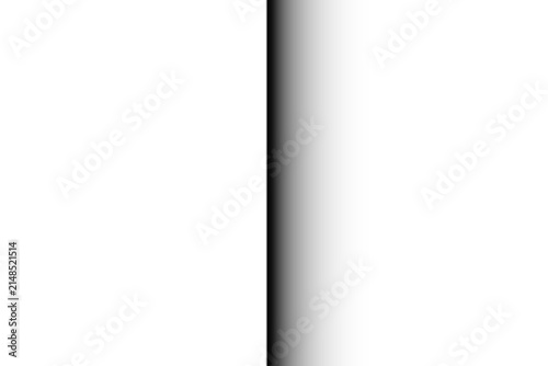 White sheet edge casting a subtle gradient shadow on a transparency checkerboard background, creating a minimalist overlay template for designs and visual content