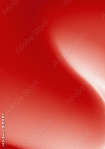Abstract red background, with soft gradient, curves and smooth, fluid light flow patterns