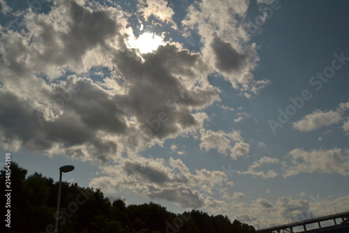 Photography time lapse clouds