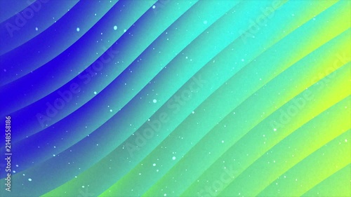 Abstract background with wavy diagonal lines in blue to yellow gradient colors.