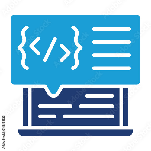 Foto Programming Language Solid Icon