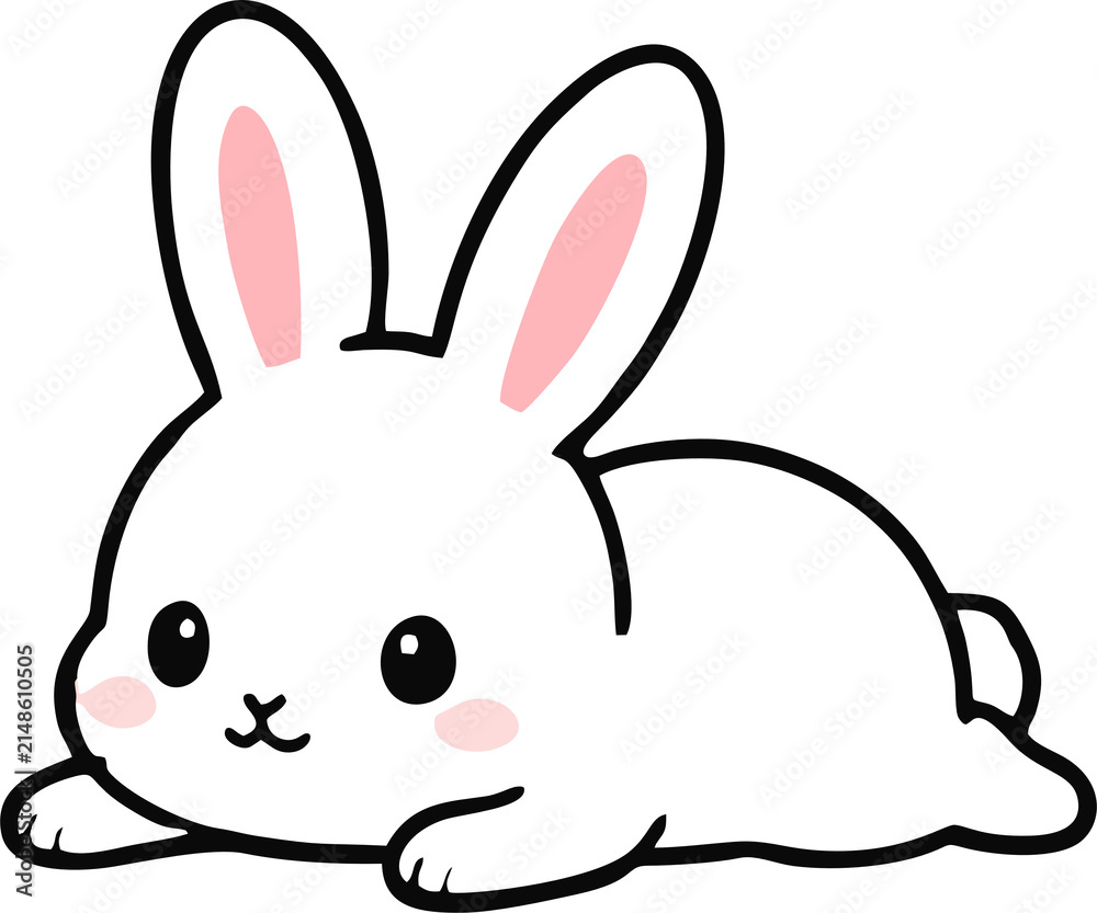 Fototapeta premium Cute Bunny Rabbit
