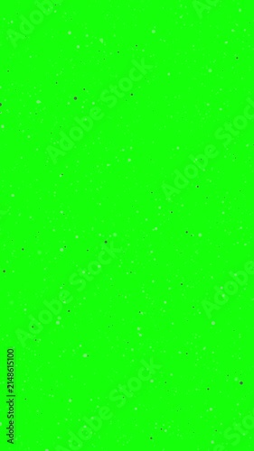 Vertical flying through the stars in a deep emerald nebula, abstract cosmic voyage in 4K. Futuristic and psychedelic space travel toward an unknown galaxy on green screen.