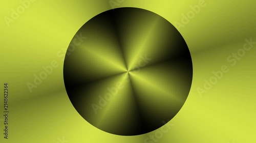 Looping motion of abstract green background with circle.