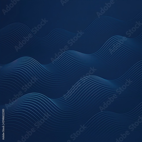 Wavy lines create patterns on dark background in digital design
