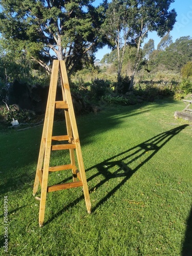 Handcrafted Wooden Garden Obelisk Trellis for Climbing Roses, Clematis and Vines in Cottage Garden Landscape Design