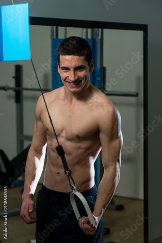 Принти на полотні Triceps Workout