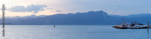 Panorama of Lake Garda, Italy