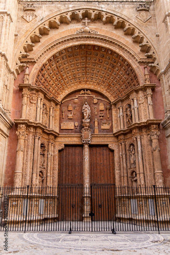Portal Major, das Hauptportal der gotischen Kathedrale La Seu in Palma de Mallorca