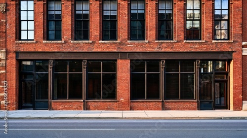 A red brick building with large windows and a sign reading 'The Old Mill' on the front, situated on a street corner with a sidewalk and a parked car in the foreground.