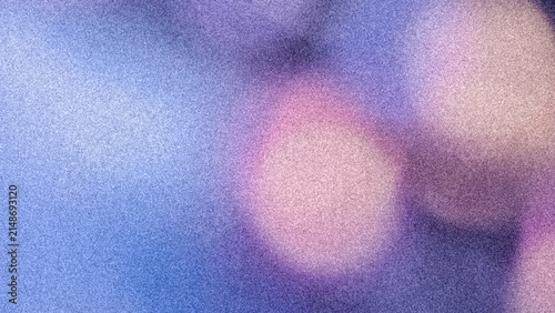 Fotografie Peachy Blue Textured Grainy Bokeh