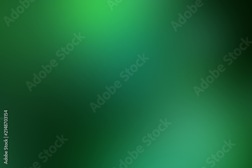 Abstract Smooth Emerald Green Gradient Background