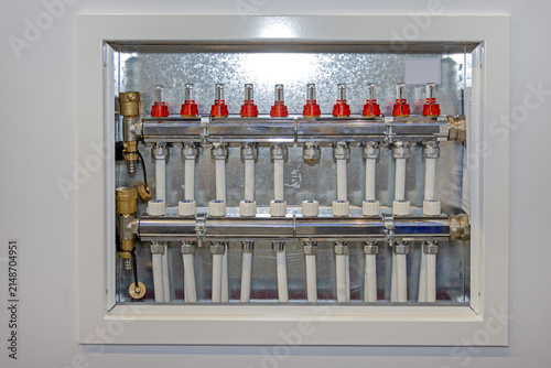 Underfloor Heating Manifold Control Center for Radiant Floor Heating System Home