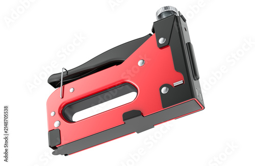 Принти на полотні Heavy duty staple gun for construction. 3D rendering