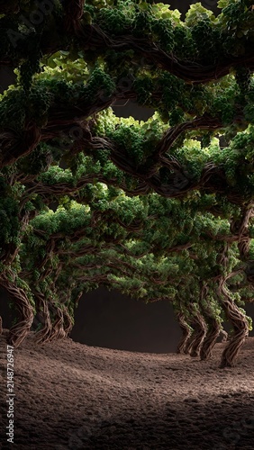 moss covered tree