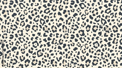 Seamless Leopard Print Pattern Background Texture