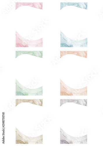 Soft Watercolor Vertical Card Templates with Organic White Space, Set of 6