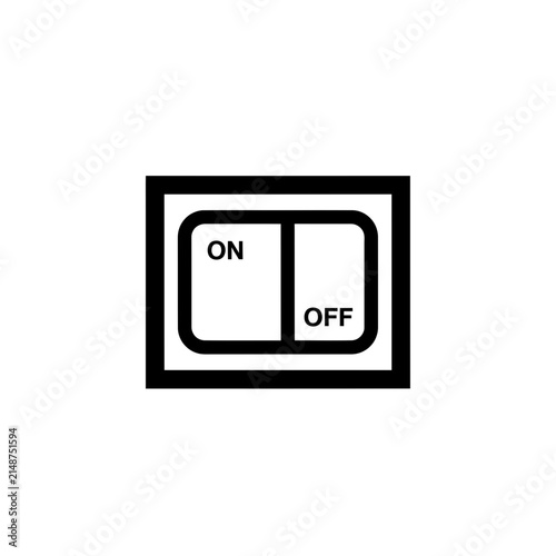 Toggle Switch Icon Isolated on Transparent Background