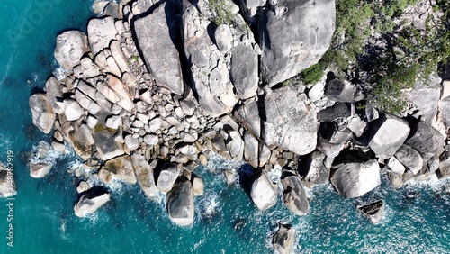 Spectacular aerial photo of Alma Bay Magnetic Island Queensland Australia
