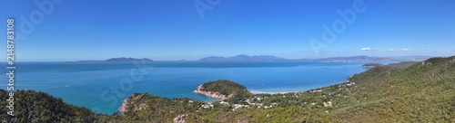 Photography Spectacular aerial Panorama of Arcadia Magnetic Island Queensland Australia
