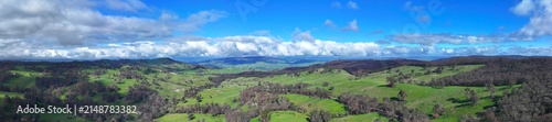 Quadro su tela Spectacular aerial Panorama of Caveat  Victoria Australia