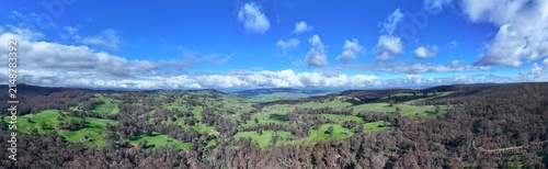 Foto Spectacular aerial Panorama of Caveat  Victoria Australia