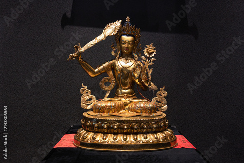 bronze statue of buddha
