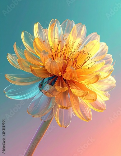  yellow and gold flower