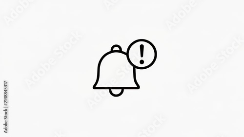 cartoon sheep walking in a simple black background loop animation