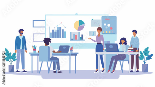 Stunning Team Meeting Office Premium Digital Asset
