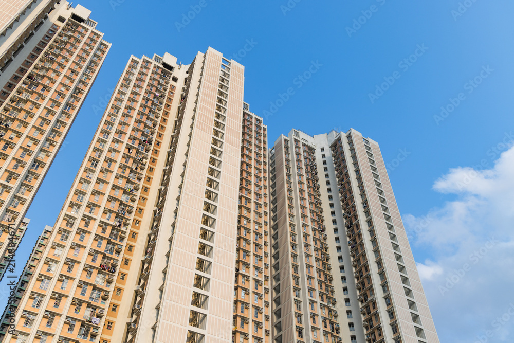 Obraz premium High rise residential towers in hong kong