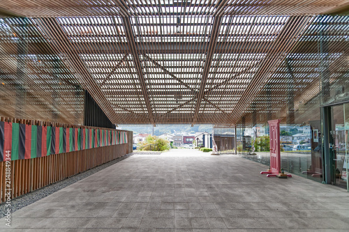 Canvastavla 那珂川町馬頭広重美術館の開放的なアプローチ空間/Open Approach Space of Nakagawa-machi Bato Hiroshige Mus
