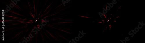 Фотография Dark red speed lines background for anime action, dense versus sparse radial ene