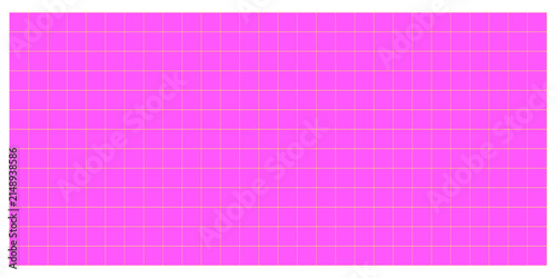 Bright pink and Yellow Grid Checkerboard Pattern Background