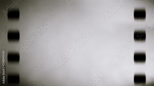 Old Film Overlay on White Background Vintage 8mm Film Grain Effect