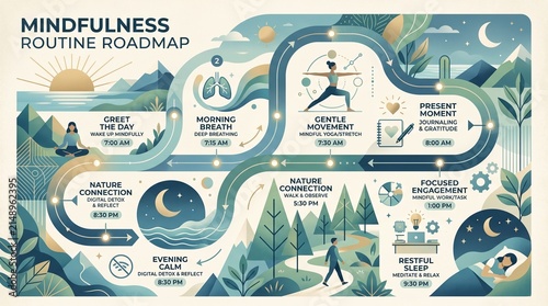Daily Holistic Wellness Wellness Routine Path For Achieving Mental Balance And Sustained Mindfulness