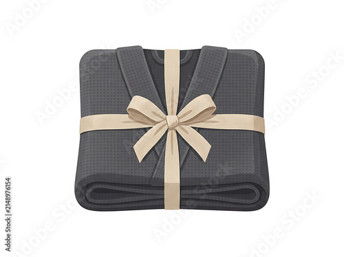Folded garment package icon design