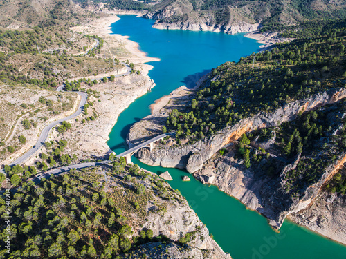 View to La Fuensanta Reservoir in southern Spain