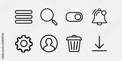 Vector illustration of abstract geometric shapes design