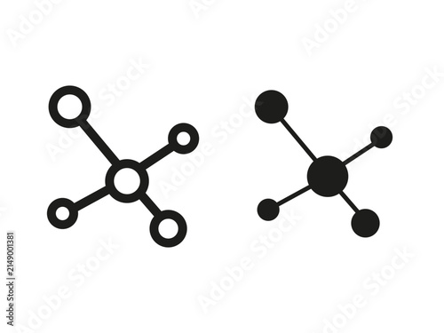 lineart Network icon, Business Network, vector