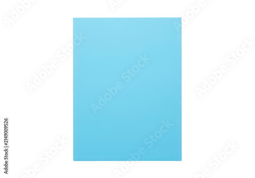 Fototapeta Simple solid light blue rectangle shape