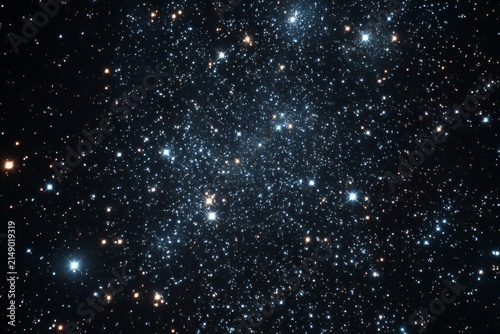 A mesmerizing view of a dense star cluster in deep space.