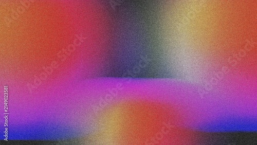 Abstract trendy colorful gradient noisy grain background texture