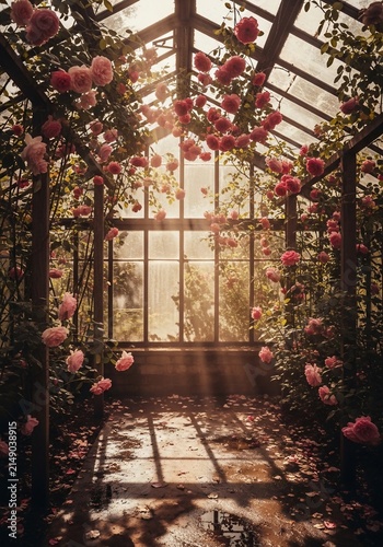 Sun-Kissed Bloomhouse Reverie