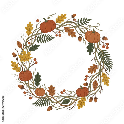floral frame with flowers